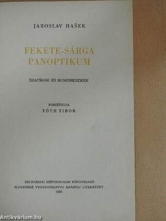 Fekete-sárga panoptikum