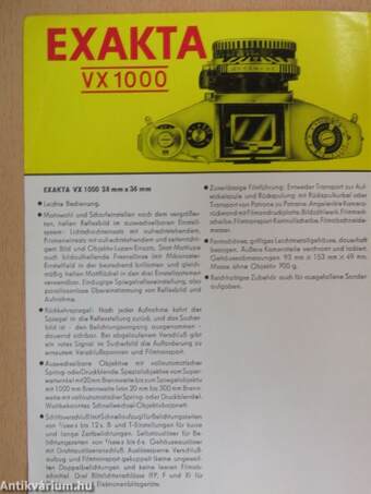 Exakta VX 1000