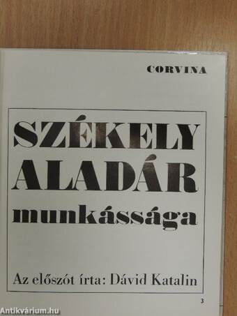 Székely Aladár munkássága