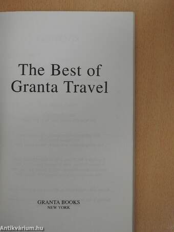 The Best of Granta Travel