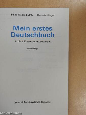 Mein erstes Deutschbuch