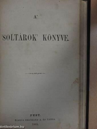 Új Testamentom/A' 'soltárok' könyve