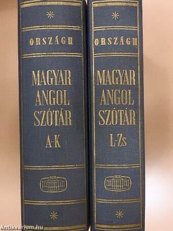 Magyar-angol szótár I-II.