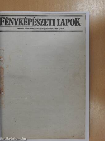 Fényképészeti Lapok