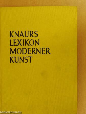 Knaurs Lexikon Moderner Kunst