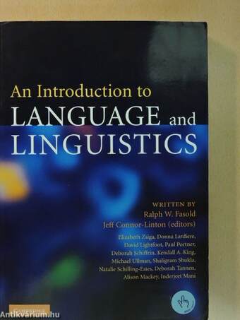 An Introduction to Language and Linguistics