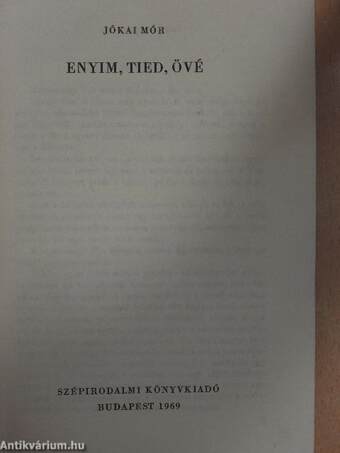 Enyim, tied, övé