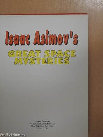 Isaac Asimov's great space mysteries