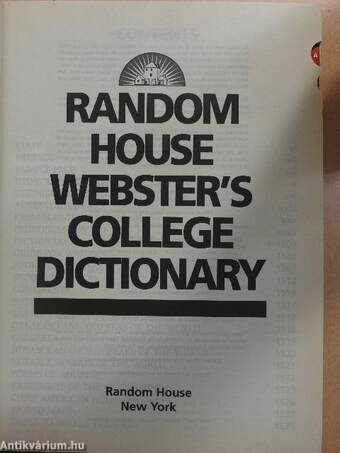 Random House Webster's College Dictionary