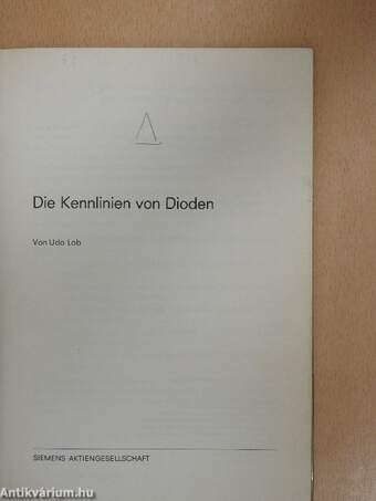 Die Kennlinien von Dioden