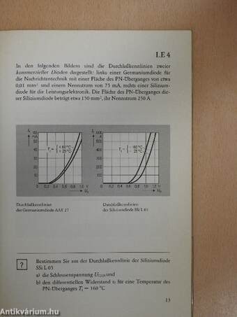 Die Kennlinien von Dioden