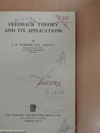 Feedback theory and its applications