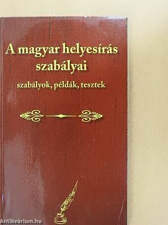 A magyar helyesírás szabályai