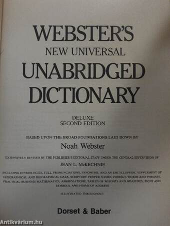 Webster's New Universal Unabridged Dictionary