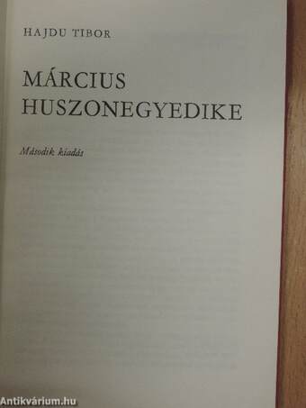 Március huszonegyedike