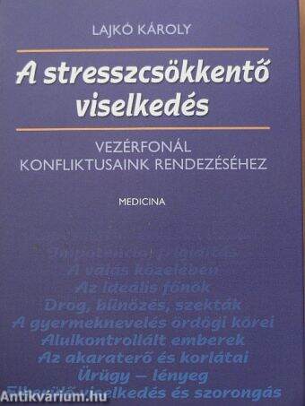 A stresszcsökkentő viselkedés