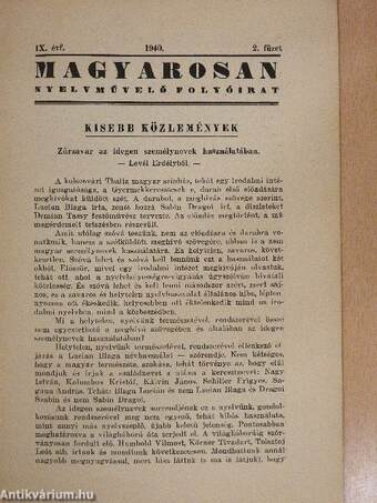 Magyarosan 1940/2.