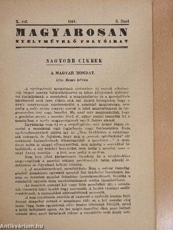 Magyarosan 1941/3.