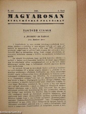 Magyarosan 1941/2.