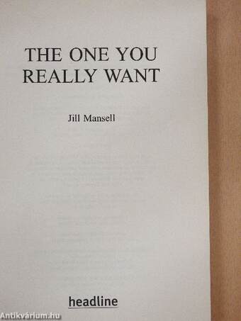 The one you really want