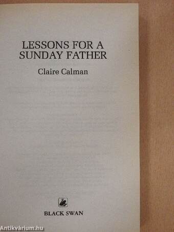 Lessons for a Sunday Father