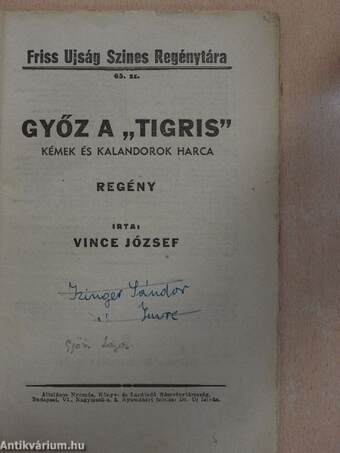 Győz a "tigris"