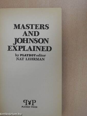 Masters and Johnson Explained