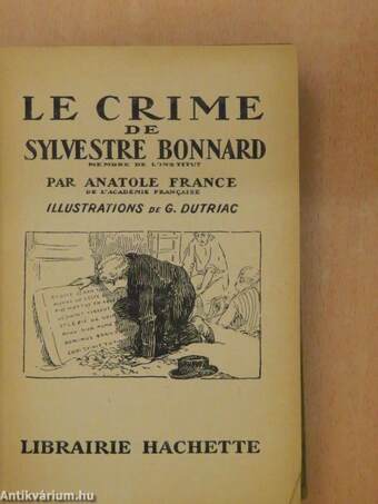 Le Crime de Sylvestre Bonnard