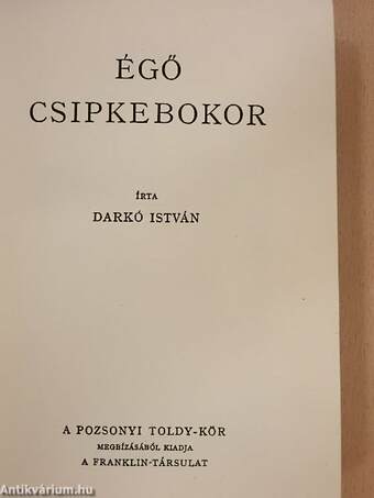 Égő csipkebokor