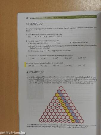 Tanulói munkafüzet - Matematika 7. évfolyam 1. félév 1.