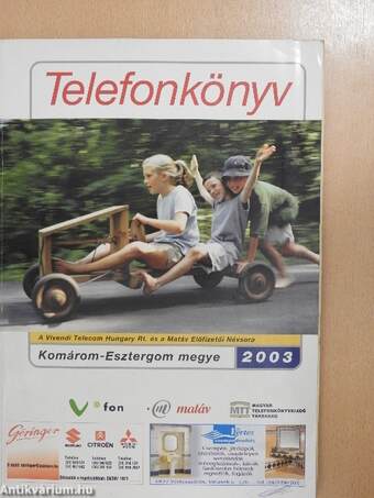 Telefonkönyv - Komárom-Esztergom megye 2003