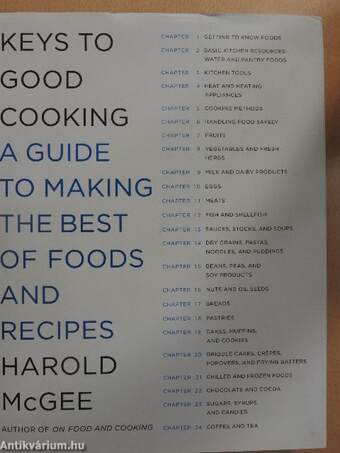 Keys to Good Cooking