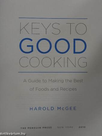 Keys to Good Cooking