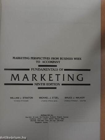 Marketing perspectives from Business Week to accompany Fundamentals of marketing