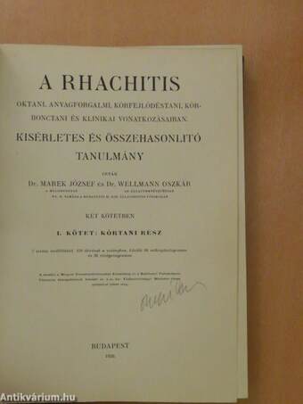 A Rhachitis I-II.