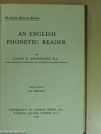 An english phonetic reader