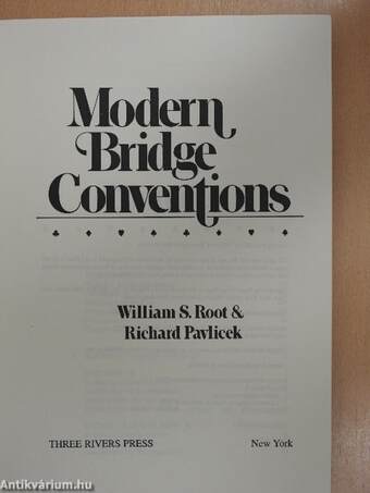 Modern Bridge Conventions