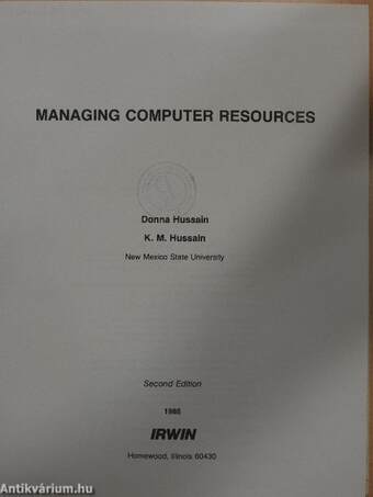 Managing Computer Resources