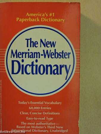 The New Merriam-Webster Pocket Dictionary