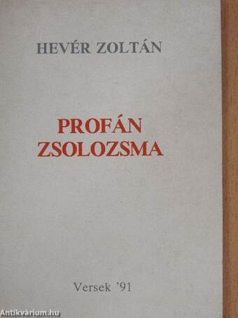 Profán zsolozsma