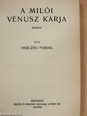 A Milói Vénusz karja/A cserebőrűek