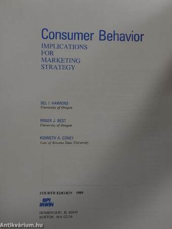 Consumer Behavior