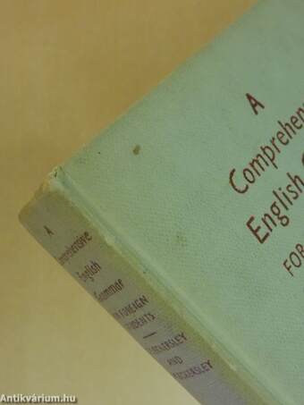 A Comprehensive English Grammar for foreign students