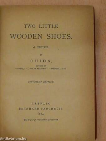 Two little Wooden Shoes