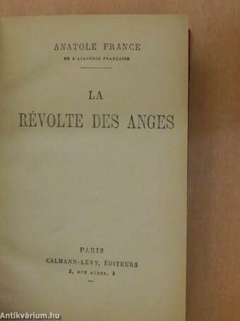 La Révolte des Anges