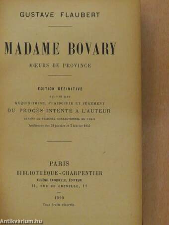 Madame Bovary