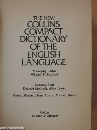 The new collins compact dictionary