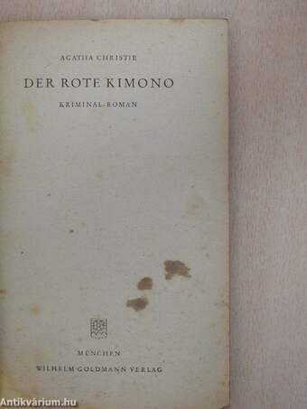 Der rote Kimono