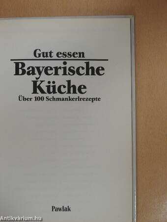 Bayerische Küche