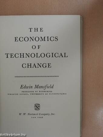 The economics of technological change